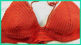 CROCHET BIKINI TOP | How to Crochet Bikini Top