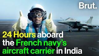 24 Hours aboard the French navy’s aircraft carrier in India