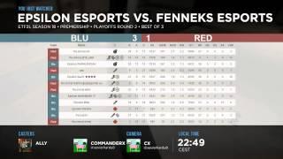 ETF2L S18 Premiership Playoffs Round 2: Epsilon eSports vs. Fenneks eSports (Interviews)