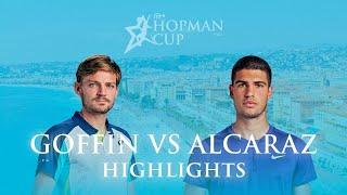 David Goffin vs Carlos Alcaraz (Belgium vs Spain) Hopman Cup 2023