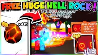 HOW TO GET HUGE HELL ROCKS FOR *FREE* in PETS GO!! (Roblox)