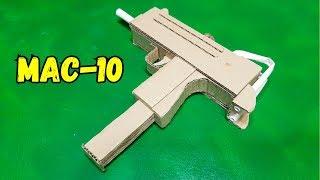 Пистолет-пулемет MAC-10 из картона своими руками