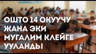 Ошто 14 окуучу жана эки мугалим клейге ууланды