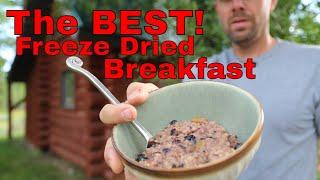 The Best Freeze Dried Breakfast! -- Freeze Dried Porridge #freezedryingrecipes