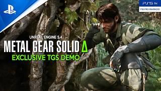 METAL GEAR SOLID DELTA Tokyo Gameplay Demo | ULTRA REALISTIC Unreal Engine 5 Stealth coming to PS5