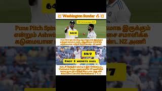 Washington Sunder washing NZ team #shorts #washington #Sundar #Pune #wickettaker #5wickets #beast