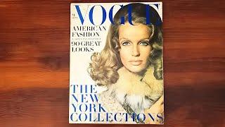 1968 September 1 ASMR Magazine Flip Through: Vogue w Veruschka, Barbara Streisand, Conchita Cintron