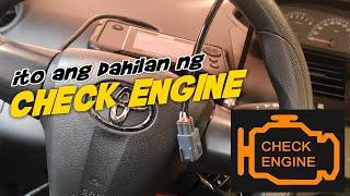 CHECK ENGINE ng sasakyan ito ang palaging dahilan | Sensor madalas masira kapag matagal na ang kotse