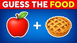 Guess The Food By Emoji - FOOD & DRINK Edition  | Emoji Quiz 2025