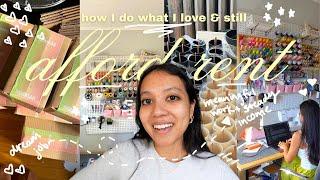 how to do what you LOVE & still afford rent // day in my life working my dream job