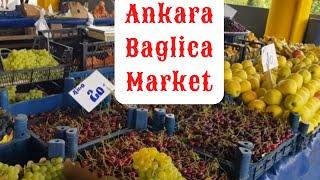 Ankara Baglica Bazaar ! Ankara Baglica District Market 2022 !