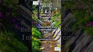 Breath Prayer With Scripture & Calming Meditation Music (Lamentations 3:24 CEV)