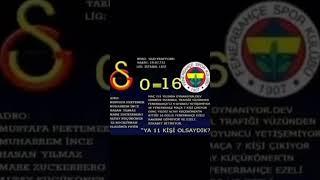 731 yılında 16-0 yenmişler #beniöneçıkar #beniöneçıkart #galatasaray #fenerbahçe #futbol #shorts