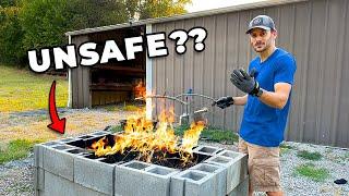 The Deadliest Fire Pit Material?