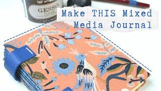 Make Your Own Mixed Media Journal! | 5-Day Handmade Journal Challenge