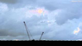Dancing cranes timelapse! Panagor 80-200 F3.8 quicklens test