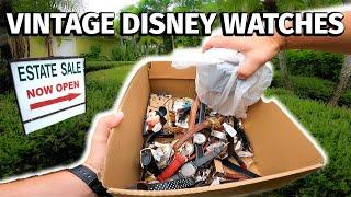 How I Bought a Vintage Disney Watch Collection at an Estate Sale!