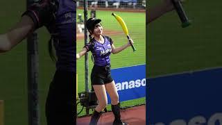 香蕉太搶戲了籃籃 #籃籃 #rakutengirls#樂天桃猿 #cheerleader #啦啦隊