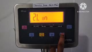 sartorius miras weighing balance calibration & linearization