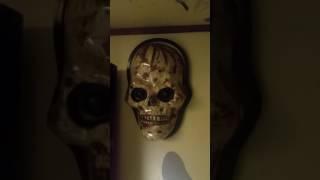 Playtronix animated Halloween Bleeding skull head