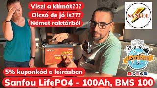 Sanfou LifePO4 - 100Ah battery - real test