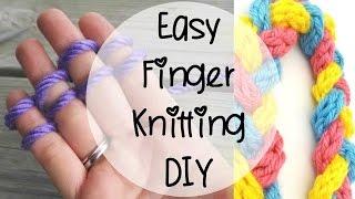 Learn How To Finger Knit (Easy And Beginner Friendly!)