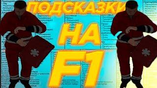 ПОДСКАЗКИ ДЛЯ ЕСС НА F1 ДЛЯ AMAZING ONLINE ( GTA CRMP)