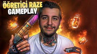 RAZE ile BIND'da RAKİBİ YOK ETTİK  | Valorant