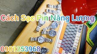 Hướng dẫn sạc pin năng lượng cho Đồng Hồ Casio Citizen Seiko... - Wave Ceptor Lineage Multiband6