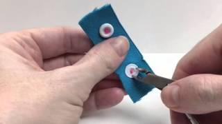 I Like Big Buttons! - How to remove plastic snaps using a cuticle cutter (studs)