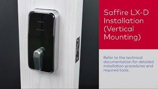 dormakaba Saffire LX Deadbolt Lock Installation