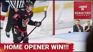 Linus Ullmark, Tim Stützle Lead Ottawa Senators To Home Opener Victory + BOTG Preview @ Canadiens