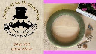 Come creare la base di una ghirlanda in pannolenci | Tutorial fai da te | cartamodello gratuito