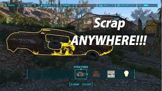 Scrap ANYWHERE!!! in Fallout 4