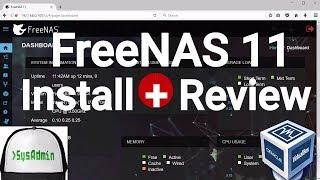 FreeNAS 11 Storage Installation + Configuration + Overview on Oracle VirtualBox [2017]