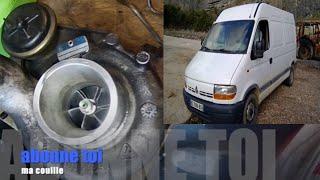 changement turbo Renault master 2,5 litre DCI 120 chx (TIMELAPSE TUTO)