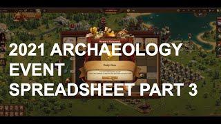 2021 Archaeology Event Spreadsheet Part 3 (Forge of Empires)
