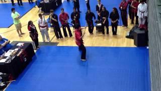 Gino Romero performs Blended Form #3 with Staff at International Martial Arts Festival 2014