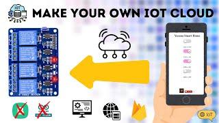 Home Automation Made Easy: Create Your Own IoT Cloud with a Custom Web Dashboard Using Firebase