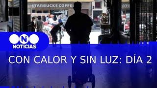 CON CALOR y SIN LUZ en BUENOS AIRES: DÍA 2 - Telefe Noticias