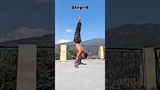 HandStand Tutorial, Easy Way #shorts #tutorial #fitness #youtubeshorts #chamanverma