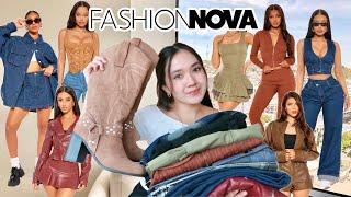 HUGE Trendy Fall FASHION NOVA Try-On Haul 2024 | Casual Fall Outfit Ideas!