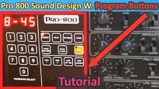 Behringer PRO-800 Tutorial: Buttons / Left Section / Hidden Functions - for Sound Design [In Depth]