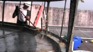 Maintenance Work a Cooling Tower