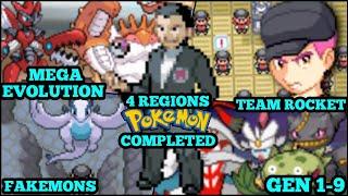 [Completed] Pokemon gba rom hack 2024 With Mega Evolution, Team Rocket, 4 Region, Gen 1-9 & More!