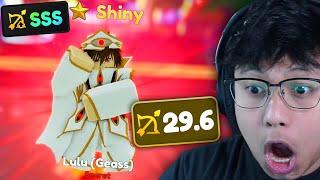 SHINY LULU (GEASS) SSS MAX STAT SHOWCASE & ALL SUMMON CHALLENGE - Anime Adventures