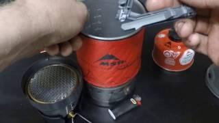 MSR  Windburner Stove unboxing & Review