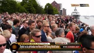 25.06.2013 Artem Silchenko zhytësi rus ka përfunduar me fitore në Cliff Diving World Series