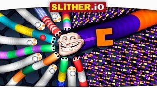 БЕЗСМЕРТНЫЙ Червь в Slither.io БАГ!! Магнит для Червей!!