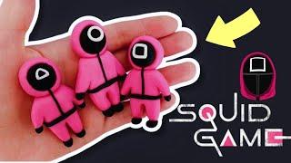 SQUID GAME DIY - ЛЕПКА - Игра в Кальмара - лепим персонажей из сериала